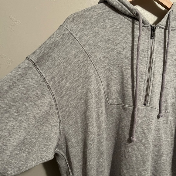 American Eagle Quarter Zip Jegging Fit Hoodie - Picture 4 of 9